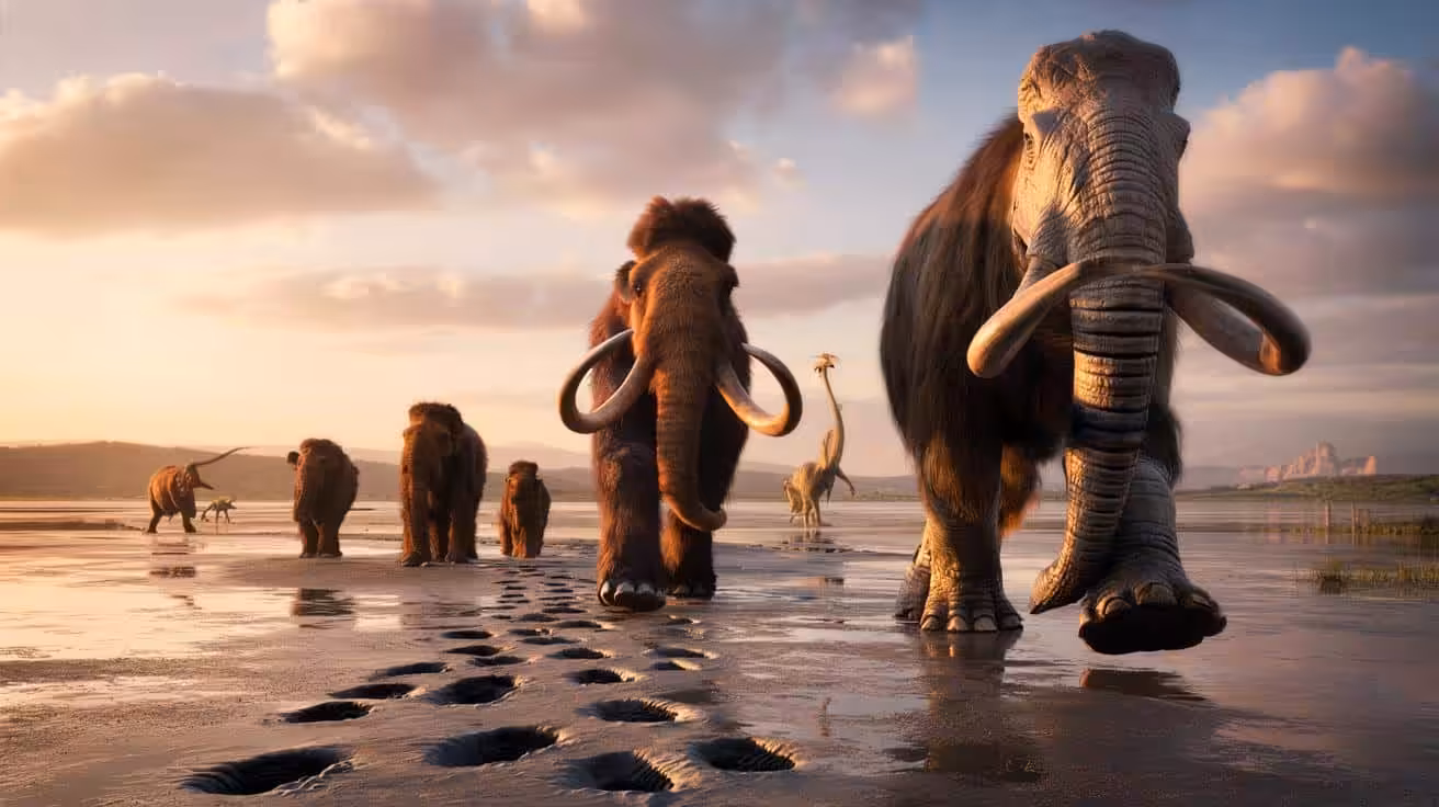 Spanish researchers reveal that mammoths and dinosaurs moved far more slowly than previously believed, reshaping our view of prehistoric life
