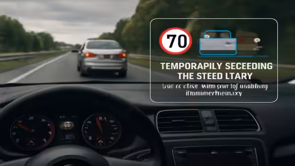 Breaking the speed limit to overtake: the rule almost no one really knows