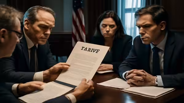 Businesses Push for Tariff Refunds as Trump Aides Hint at Fight to Come economic warfare fiery clash ruthless politics