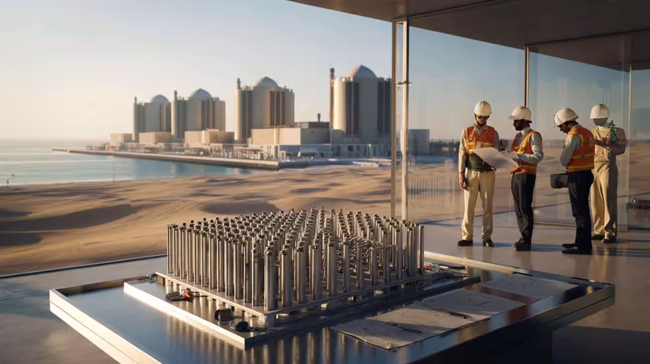 The French nuclear energy giant exports its expertise to the first nuclear power plant in the Middle East: Barakah
