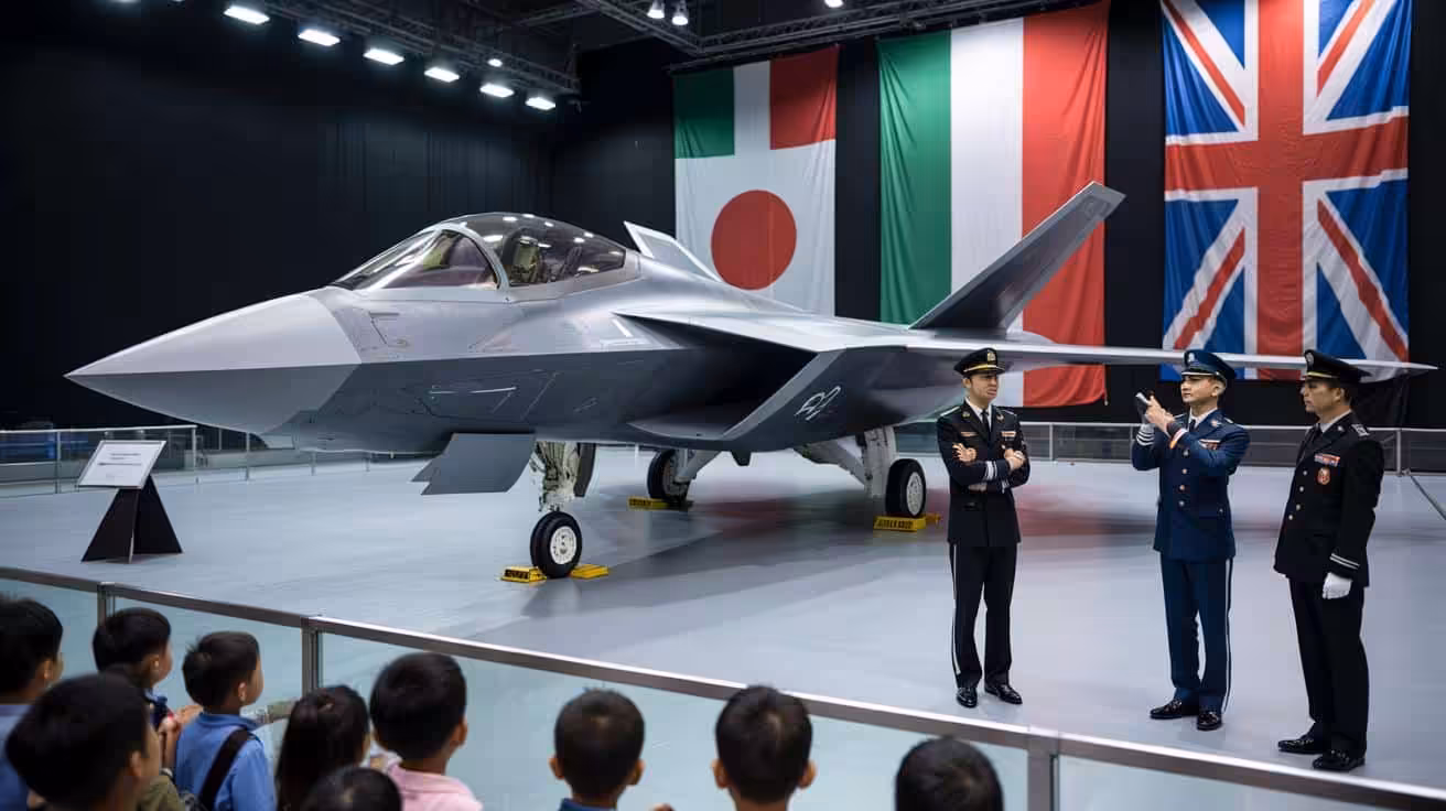 The future fighter jet developed by Italy, Japan and the UK has already tripled in cost