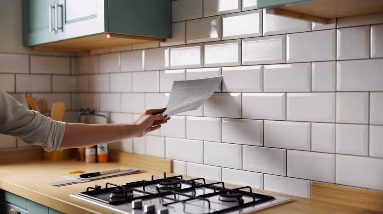 The secret to a stunning rented kitchen splashback (without risking your deposit)