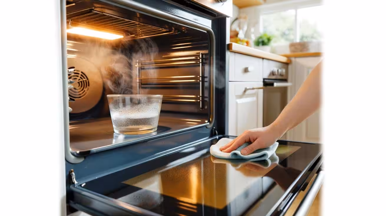 The steam-clean oven trick that melts away built-up grime without any scrubbing and the simple steps to make it work