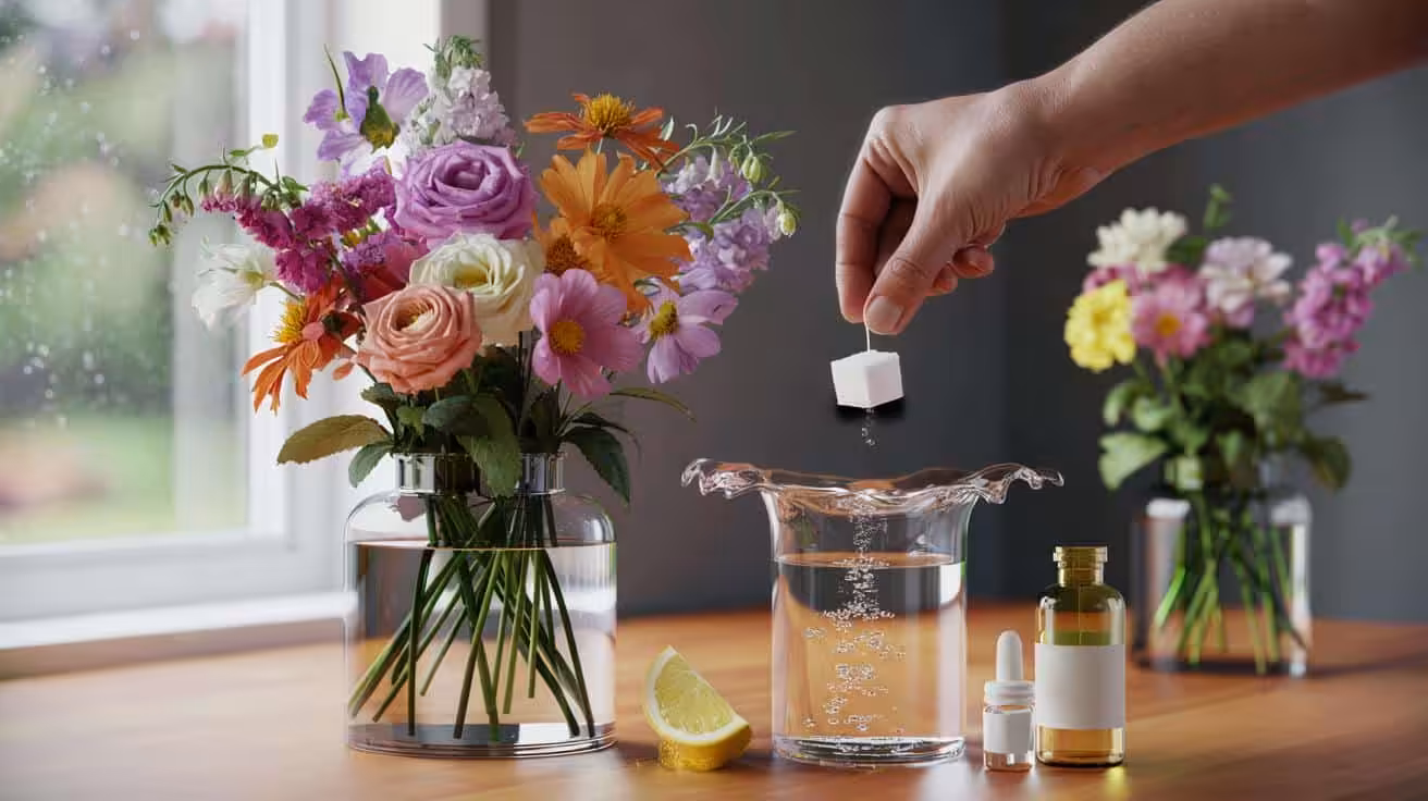 The sugar cube hack that keeps garden flowers alive longer once they’re in the vase