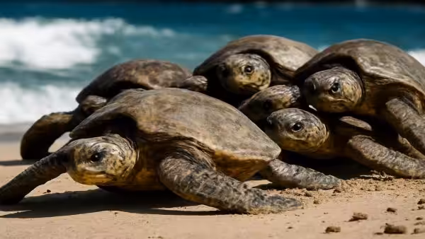 It sounds brutal, but biology backs it: the island where female turtles ‘kill themselves’ to escape male harassment