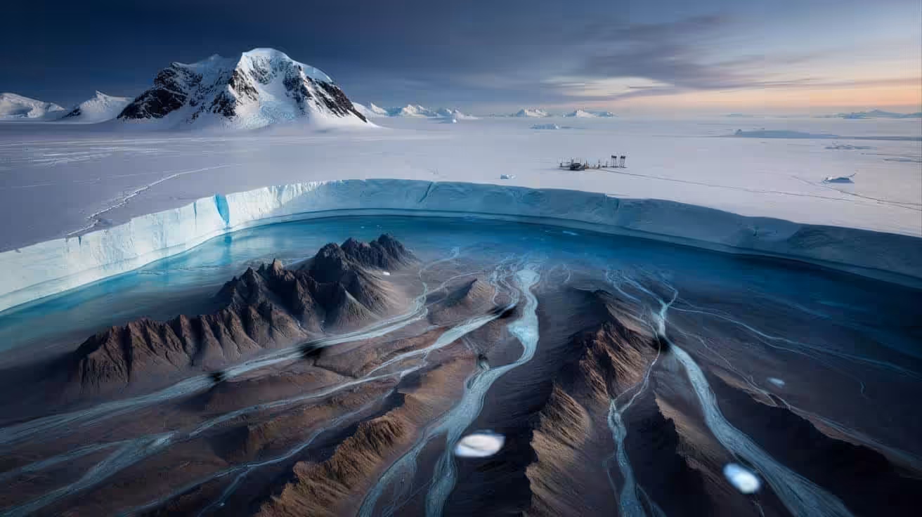 Under Antarctica lies a hidden world