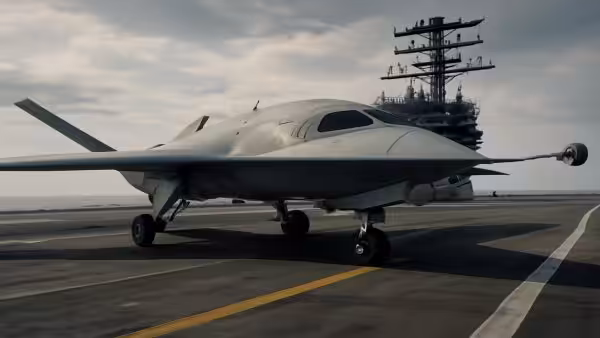 The United States is betting on a drone that could change aircraft carriers’ lives: this unmanned tanker has already cleared the most underrated step, taxiing, and is preparing the shift to far greater range