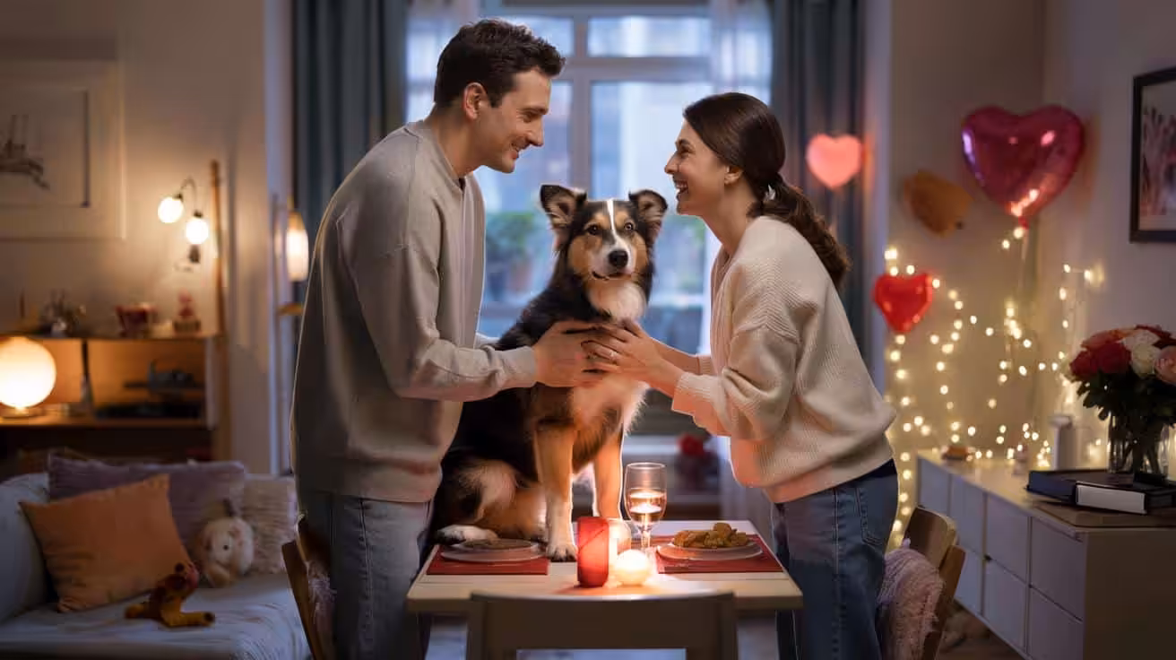 Valentine’s Day : 46% say caring for a pet together improved their intimacy