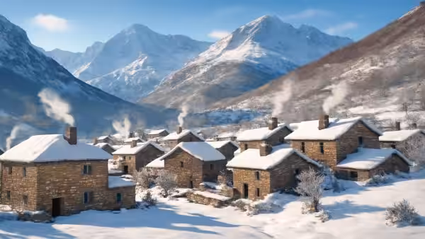 The León mountains hide one of Spain’s most beautiful winter villages
