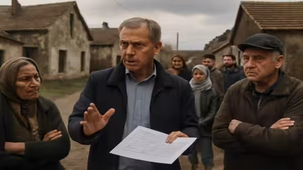 Voters turn on dying village as mayor’s desperate plan to fill empty homes with refugees splits lifelong neighbors and leaves everyone asking who really owns the future of the countryside