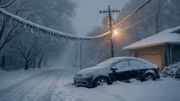 A winter storm warning has been issued as up to 60 inches of snow are forecast this weekend, with severe travel chaos and widespread power outages expected
