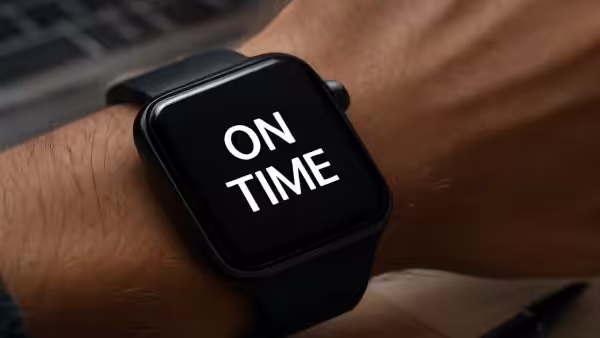 No excuses, no stress: the watch that keeps you on time