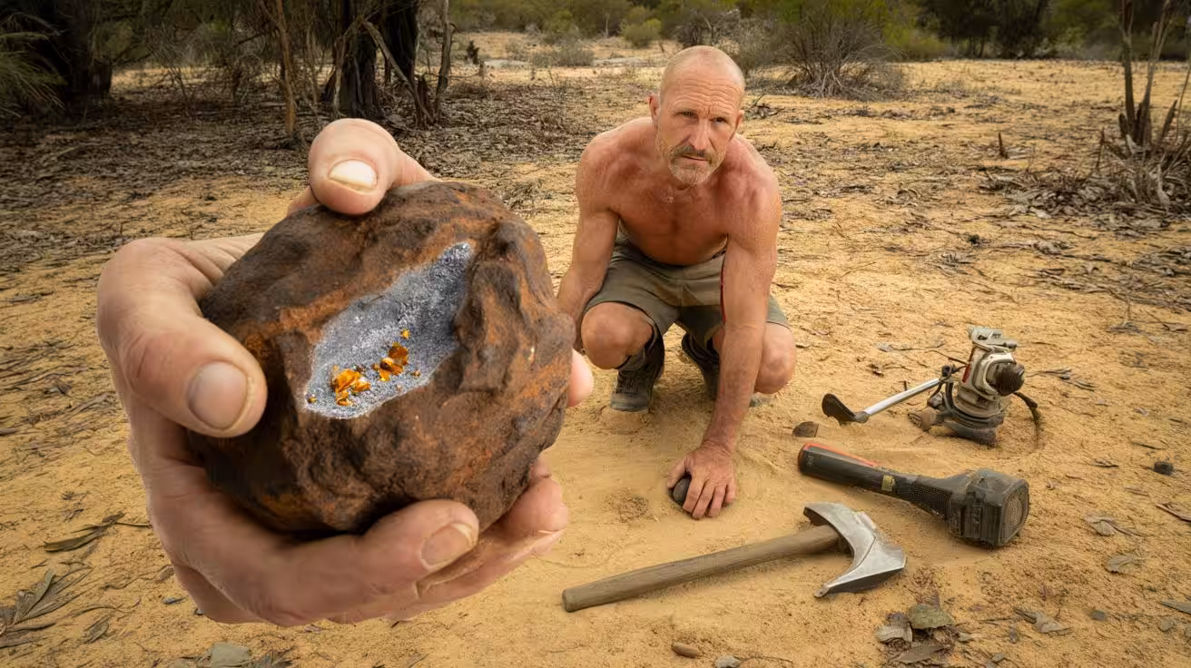 While He Thought He’d Struck Gold, An Australian Was Actually Holding A Fragment Of The Solar System